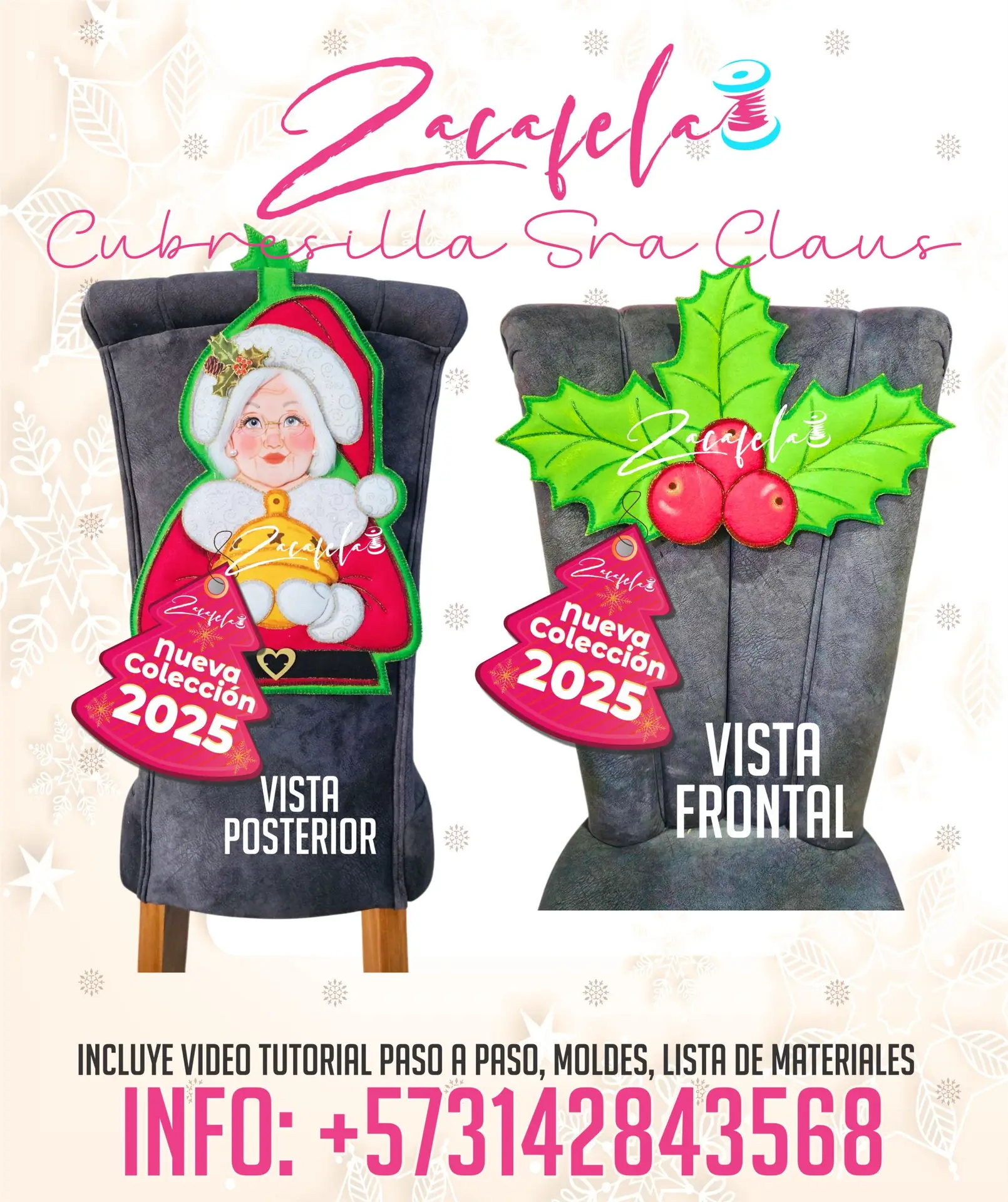 Cubresilla Cascabel - Sra Claus